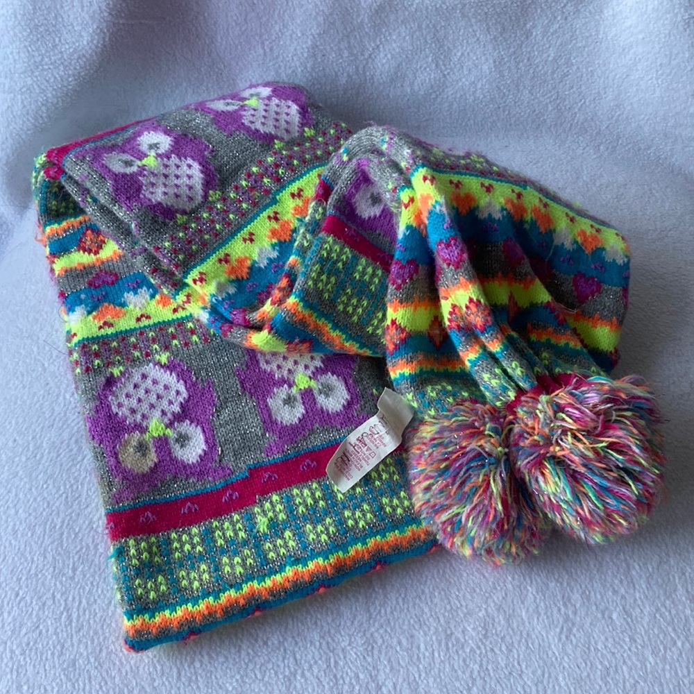 JUSTICE knit scarf (one size) 5’5” of scarf